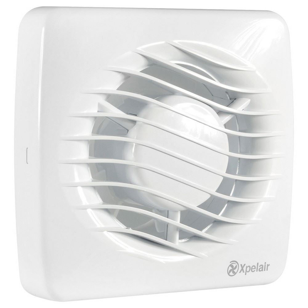 Xpelair DX100 4" 100mm Axial Extractor Fan Single Speed 230V White For Bathroom, Toilets