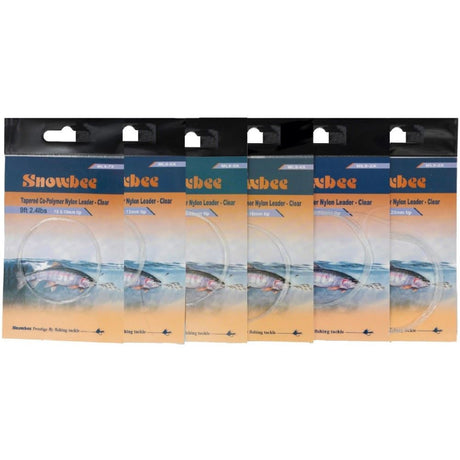 Snowbee Monofilament Leader - 9' Clear 7X 2.4lb - PROTEUS MARINE STORE