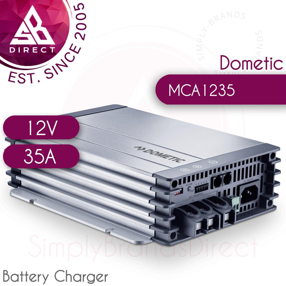 Dometic Battery Charger Auto Igou 12V 35A MCA1235