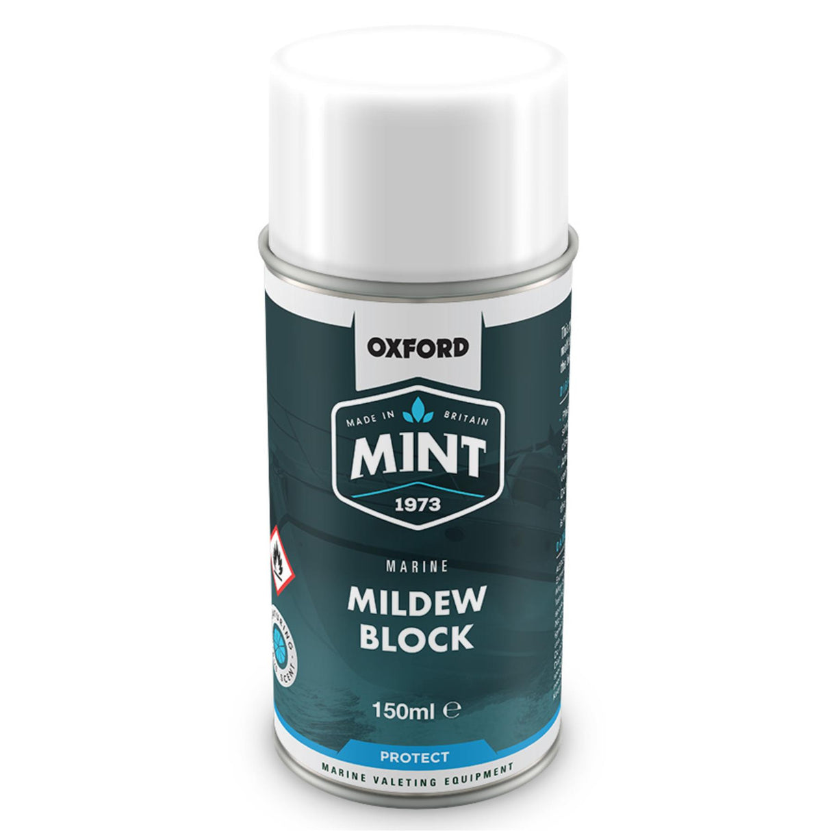 Oxford Mint Marine Mildew Block - 150ml, Stopping Damp Odours Boats Caravans