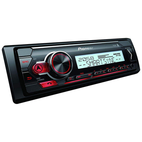 Pioneer MVH-MS410BT Marine Radio Bluetooth Media Receiver USB 1-DIN Player - PROTEUS MARINE STORE