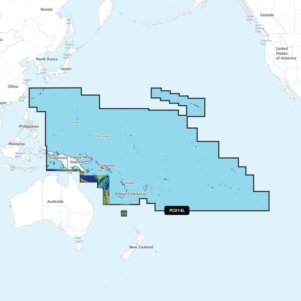 Garmin Navionics Vision+ Chart: PC014L - Pacific Islands - PROTEUS MARINE STORE