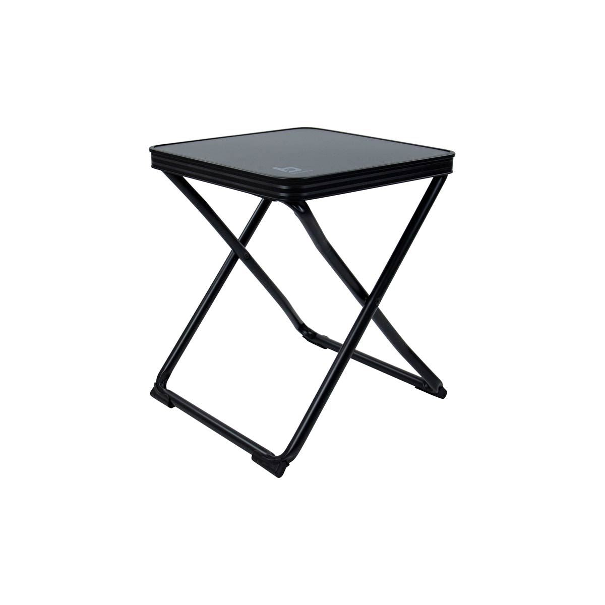 Bo-Camp Stool & Top Foldable Black