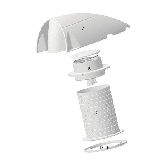 Plastimo Dorade Thru Deck Air Flow Sleeve Ø85mm