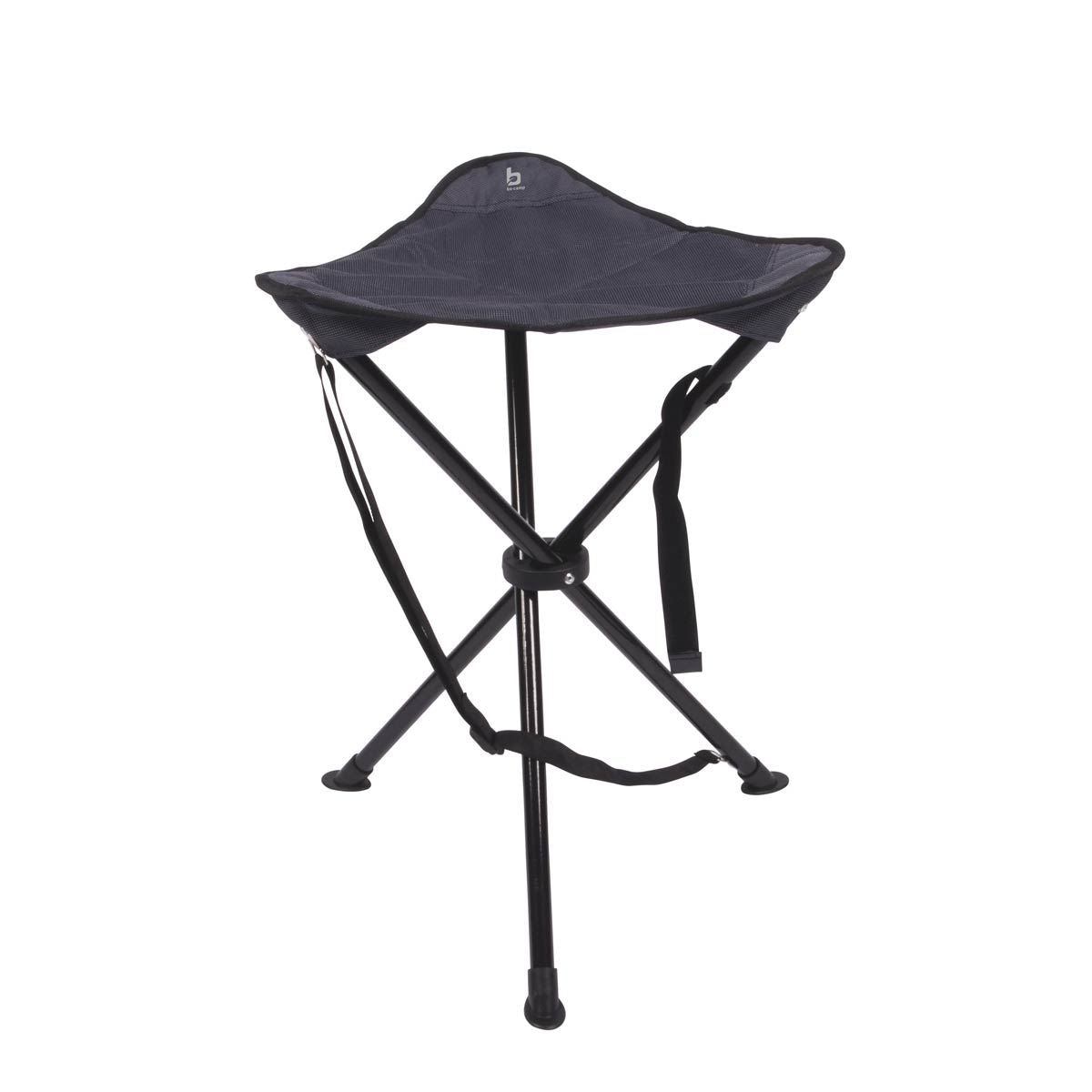 Bo-Camp Stool 3 Legged Deluxe Anthracite