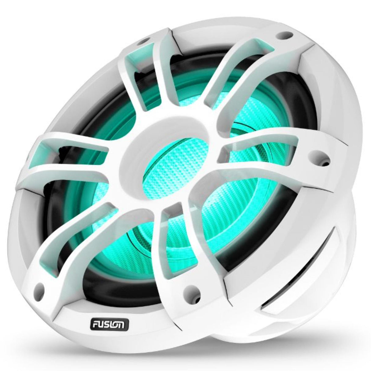Fusion SG-SL103SPW 10" 3i CRGBW LED Subwoofer 600W - Sports White - PROTEUS MARINE STORE