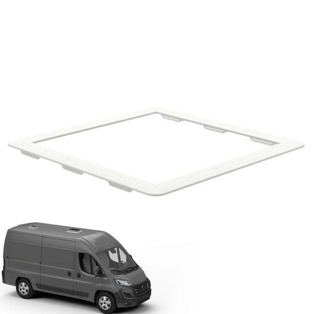 Fiamma Vent Kit Frame 40 Ducato Roof Lights Adapter For 40cm Vent (08636-01-)