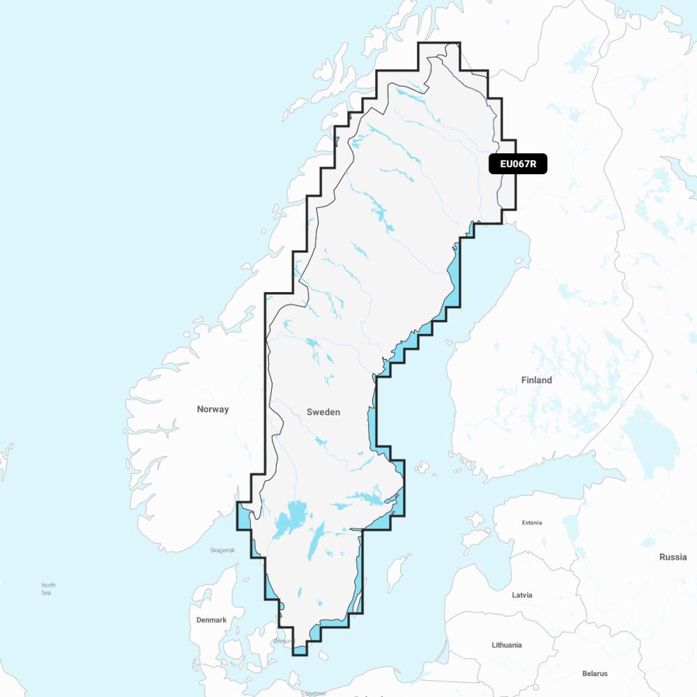 Garmin Navionics Vision+ Chart: EU067R - Sweden, Lakes & Rivers - PROTEUS MARINE STORE