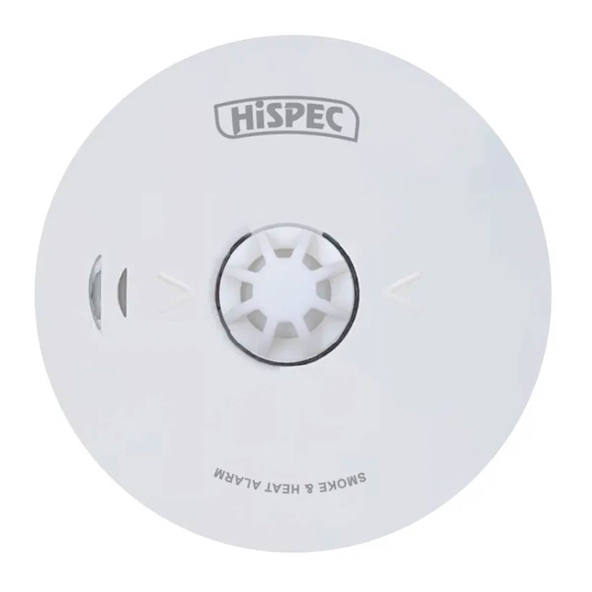 HiSpec 10 Year Optical Smoke and Heat Alarm with Lithium Battery