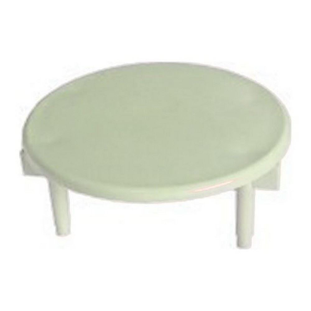 Mesh Floor Vent Cover in White 54mm Dia. for Caravan Motorhome Campervan