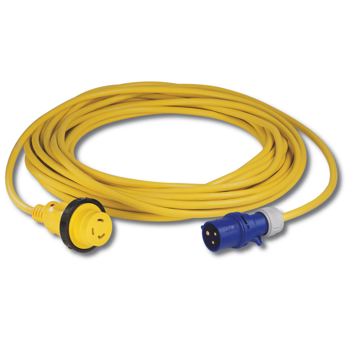 Marinco 16A 230V Extension Lead 1m with Mains Site Plug