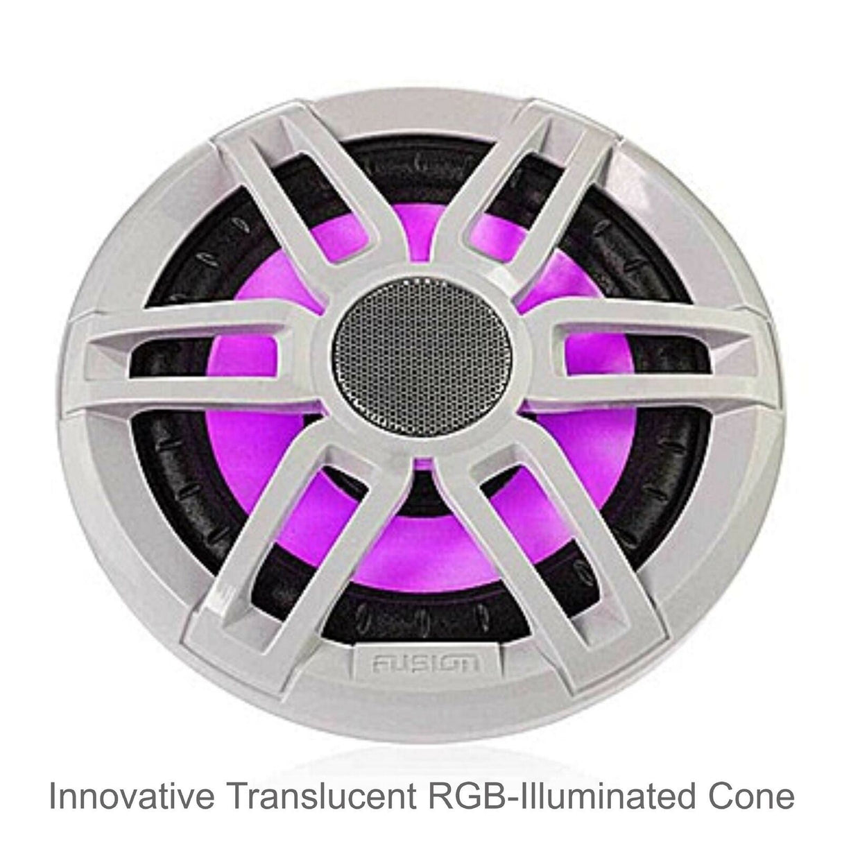Fusion XS-FL77SPGW 7.7" RGB LED Marine Speakers 240W - Sports Grey - PROTEUS MARINE STORE
