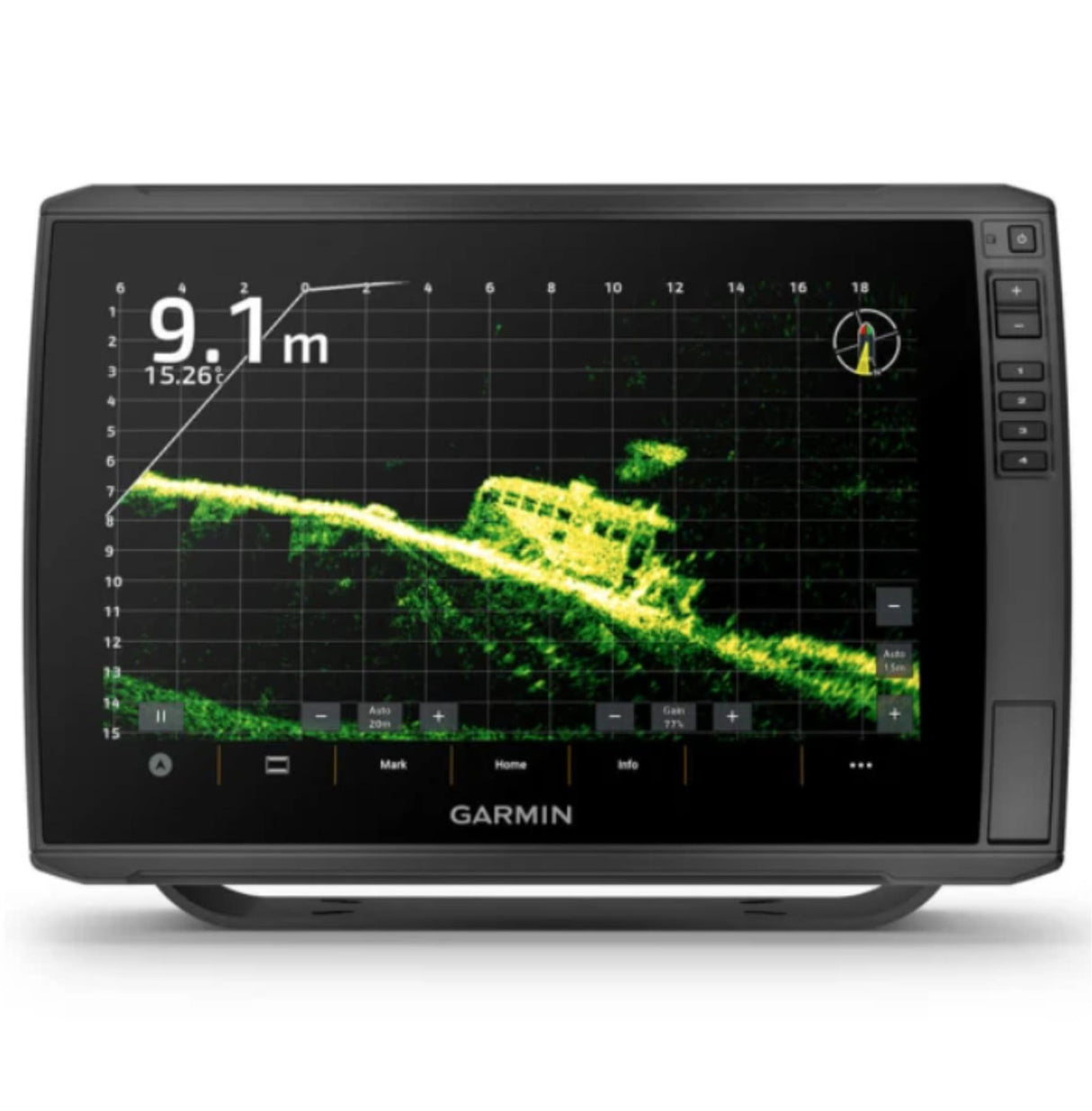 Garmin ECHOMAP Ultra 2 12" Chartplotter 122sv with GT56UHD-TM Transducer, IPX7