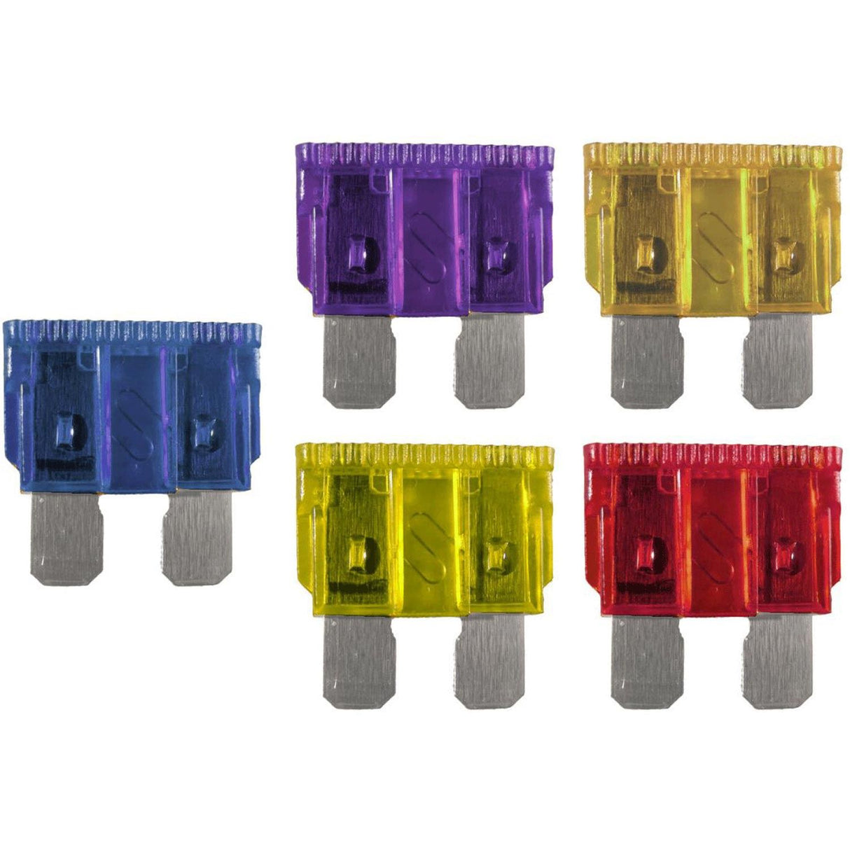 Mixed Blade Fuses (3A, 5A, 10A, 15A & 20A)