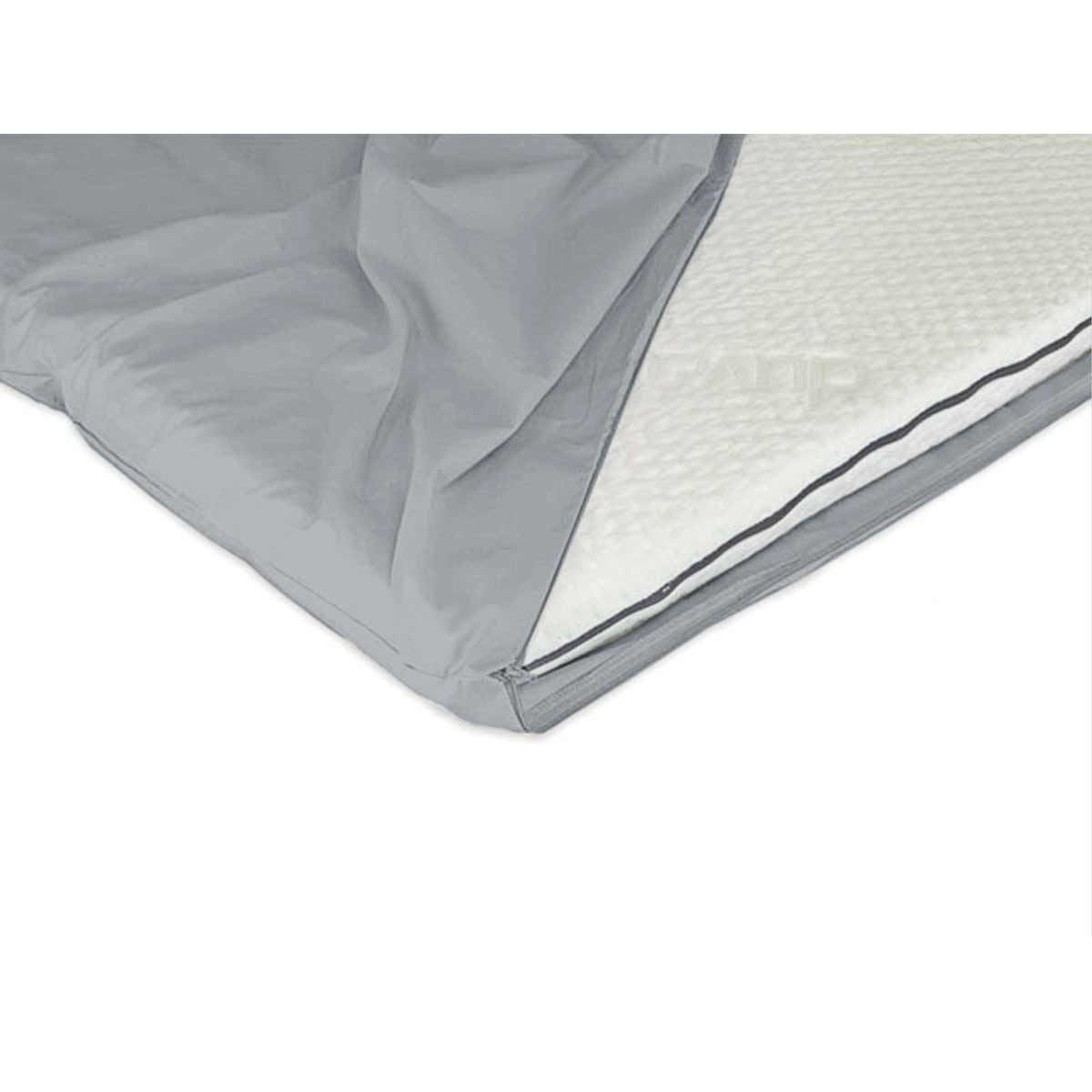 Zipped Sheet for Duvalay Comfort Travel Topper 5cm Thick - Grey