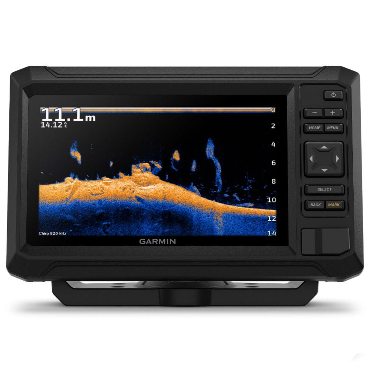 Garmin ECHOMAP UHD2 75cv 7" Marine Chartplotter, Traditional & ClearVu Sonar, IPX7