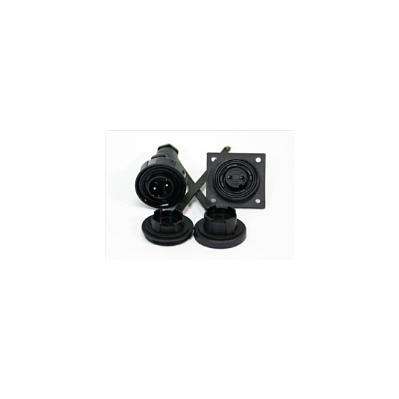 3 Pin Plug & Low-Flange Socket Kit