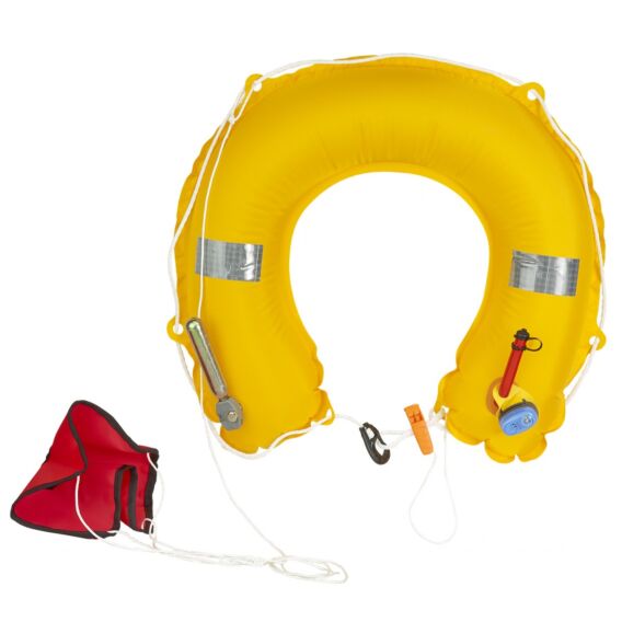 Inflatable Horseshoe Buoy-Yellow