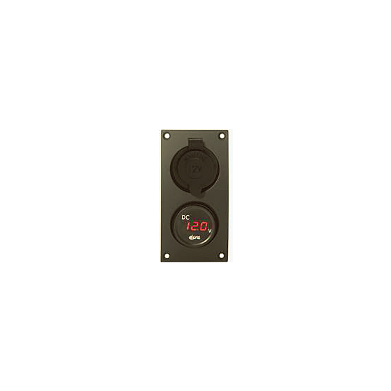 12v Power Supply and Voltmeter Panel