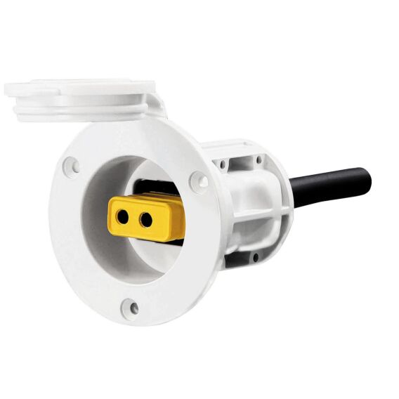 Flush Mount Power Port (White)
