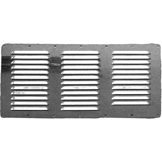 SS Louvered Vent 360 x 185mm AISI 316
