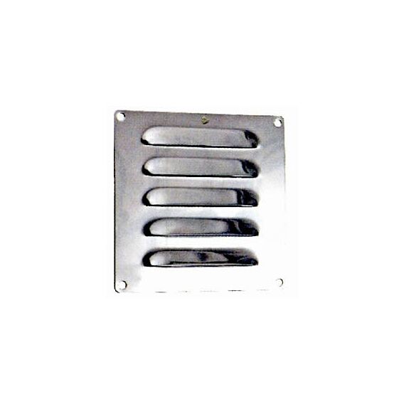 SS Louvered Vent 120 x120mm AISI 316