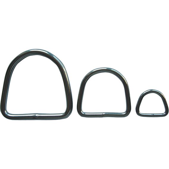 Dee Ring - Stainless Steel 3 x 25mm