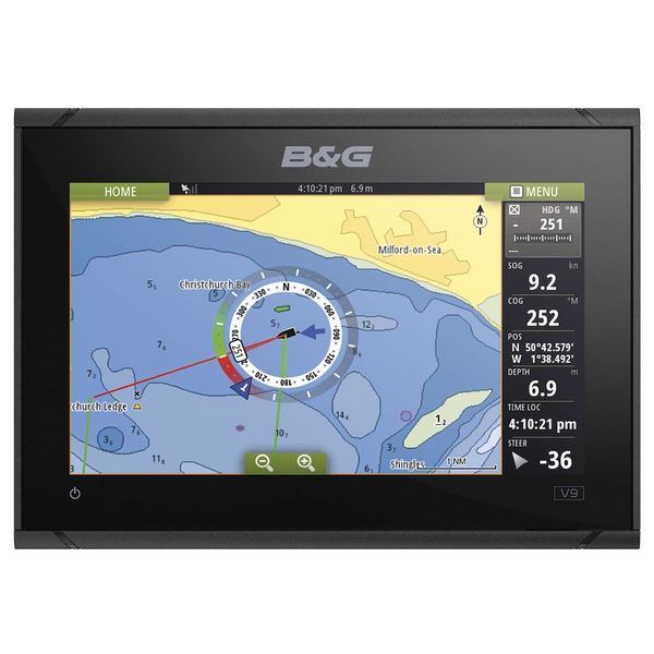 B&G Vulcan 9" Chartplotter with Global Basemap - PROTEUS MARINE STORE