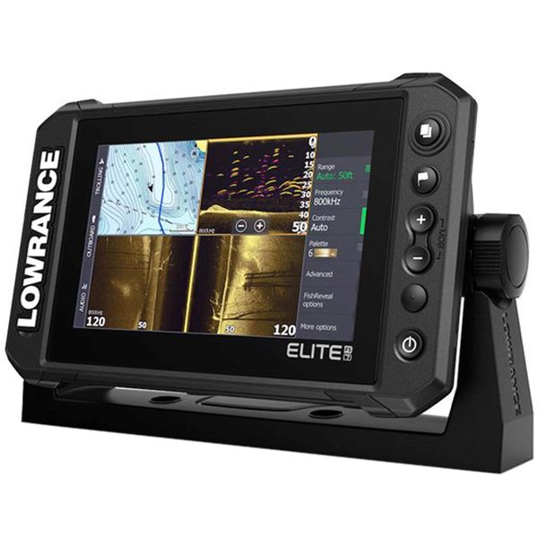 Lowrance Elite FS 7 Fishfinder with xSonic HDI M/H 455/800 Transducer (ROW) - PROTEUS MARINE STORE