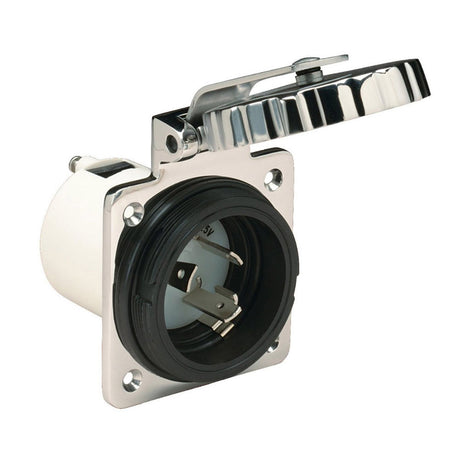 Marinco 16 Amp/230V S/S Inlet - PROTEUS MARINE STORE