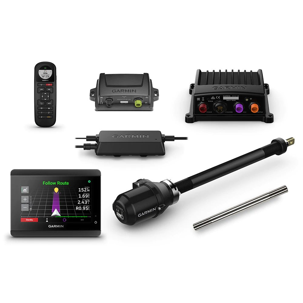 Garmin Reactor 40 Kicker Autopilot, Stainless Steel Tilt Tube & GHC 50 - PROTEUS MARINE STORE