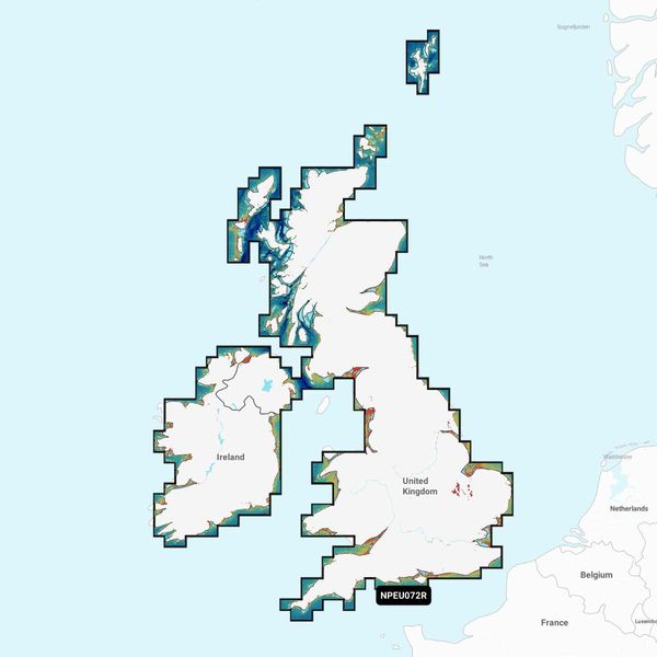 Navionics Platinum + NPEU072R U.K. & Ireland Lakes & Rivers - Regular - PROTEUS MARINE STORE