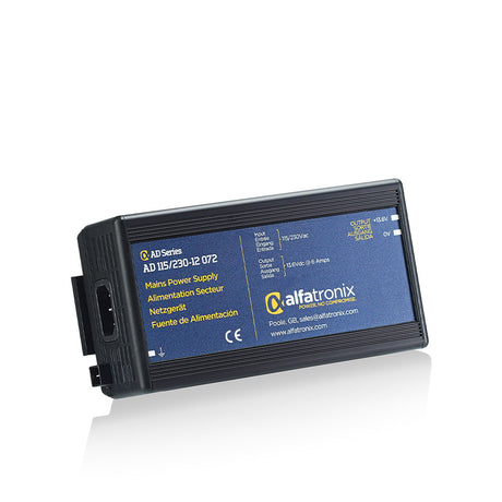 Alfatronix 115 / 230V AD Series Power Supply - 12v / 72W (6A) - PROTEUS MARINE STORE