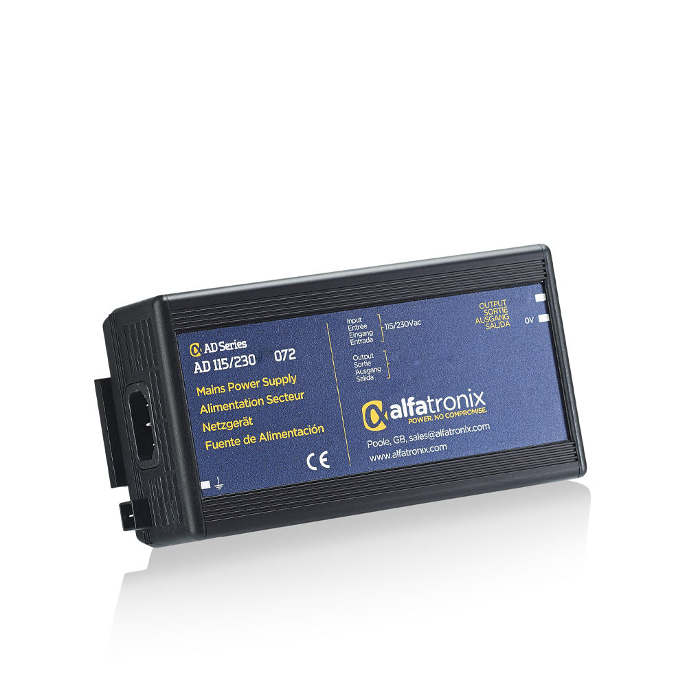 Alfatronix 115 / 230V AD Series Power Supply - 24v / 72W (3A) - PROTEUS MARINE STORE