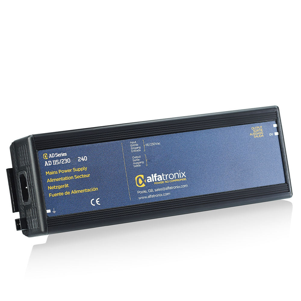 Alfatronix 115 / 230V AD Series Power Supply - 24v / 240W (10A) - PROTEUS MARINE STORE