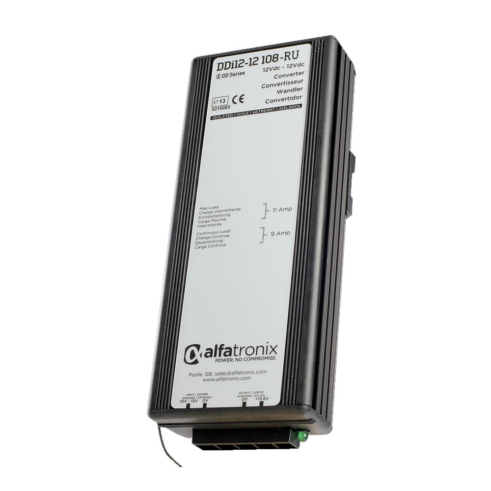 Alfatronix DDi Series 12-12v IP65 Isolated DC-DC Converter - 108W (9A) - PROTEUS MARINE STORE