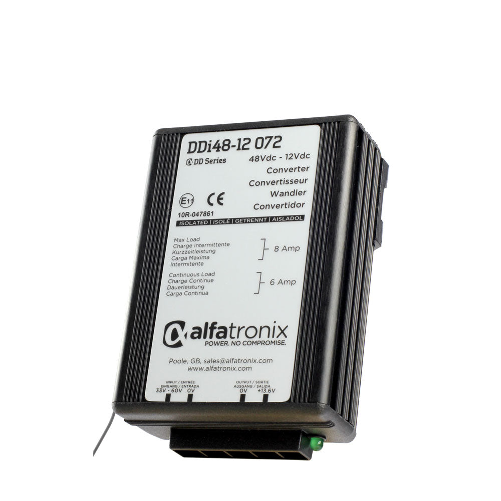 Alfatronix DDi Series 48-12v Isolated DC-DC Converter - 72W (6A) - PROTEUS MARINE STORE