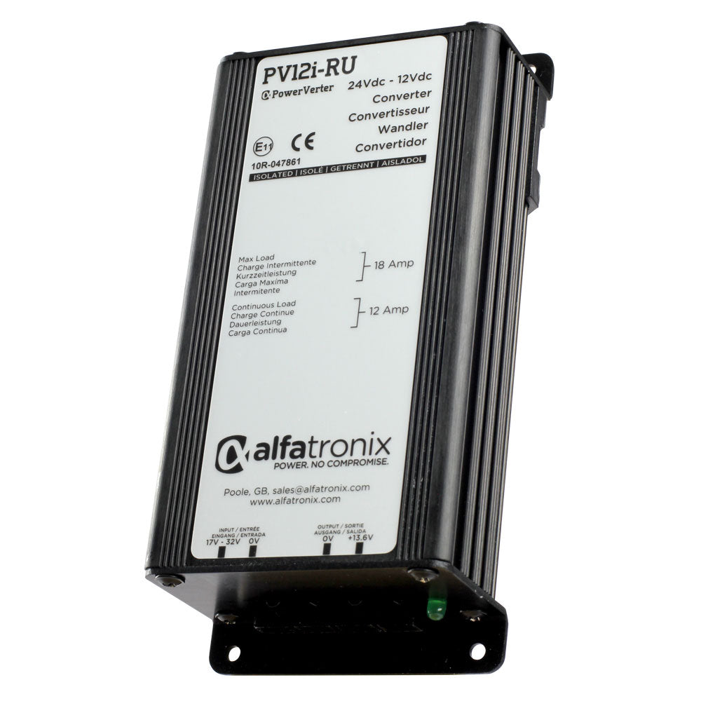 Alfatronix Powerverter IP65 Isolated 24-12VDC Converter - 144W (12A) - PROTEUS MARINE STORE