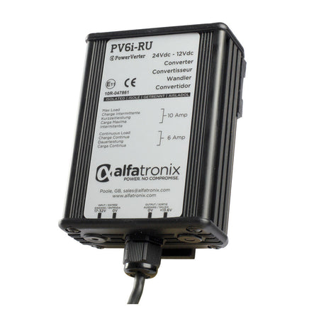 Alfatronix Powerverter IP65 Isolated 24-12VDC Converter - 72W (6A) - PROTEUS MARINE STORE