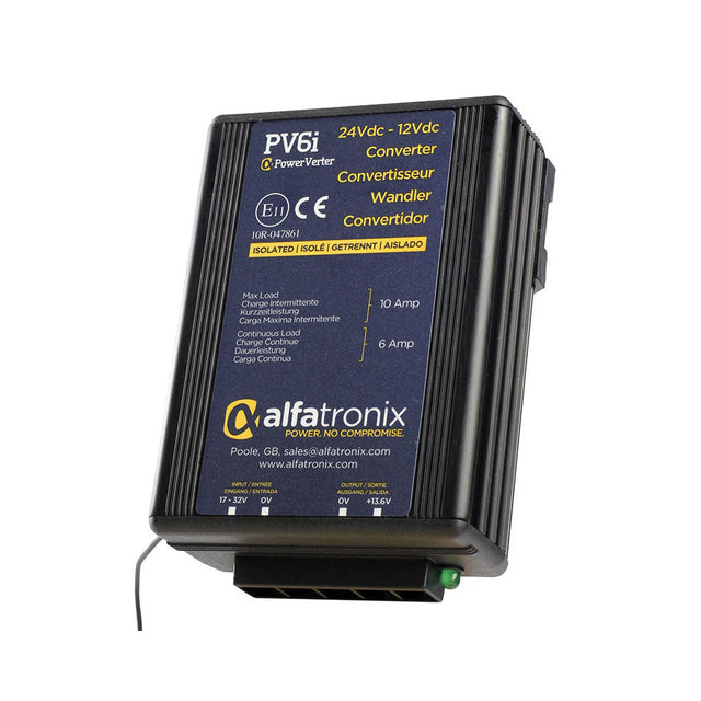 Alfatronix Powerverter 24-12V Isolated Voltage Converter - 6A - PROTEUS MARINE STORE
