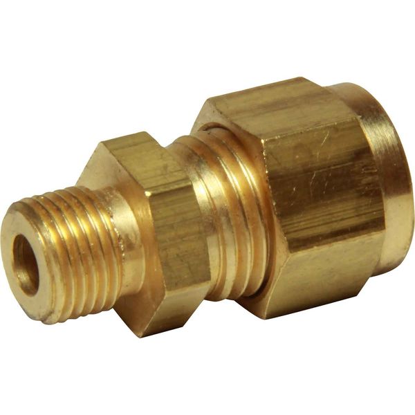 AG Brass Male Stud Coupling 5/16" x 1/8" BSP - PROTEUS MARINE STORE