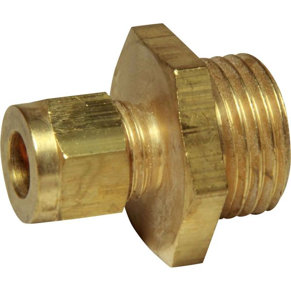 AG Brass Male Stud Coupling 5/16" x 1/2" BSP - PROTEUS MARINE STORE