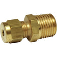AG Brass Male Stud Coupling 1/8" x 1/4" BSP Taper - PROTEUS MARINE STORE