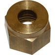 AG Brass Coupling Nut 1/4" Tube 1/4" BSP - PROTEUS MARINE STORE