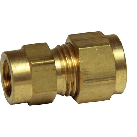 AG Brass Female Stud Coupling 5/16" - 1/8" BSP - PROTEUS MARINE STORE