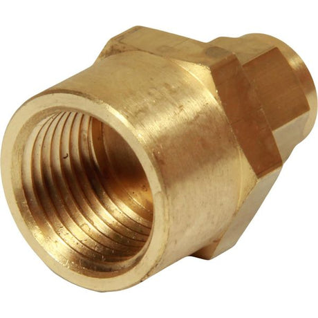 AG Brass Female Stud Coupling 5/16" - 1/2" BSP - PROTEUS MARINE STORE