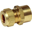 AG Brass Female Stud Coupling 1/2" - 1/2" BSP - PROTEUS MARINE STORE