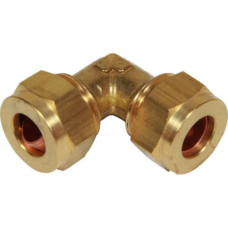 AG Brass Equal Elbow Coupling 1/2" x 1/2" - PROTEUS MARINE STORE