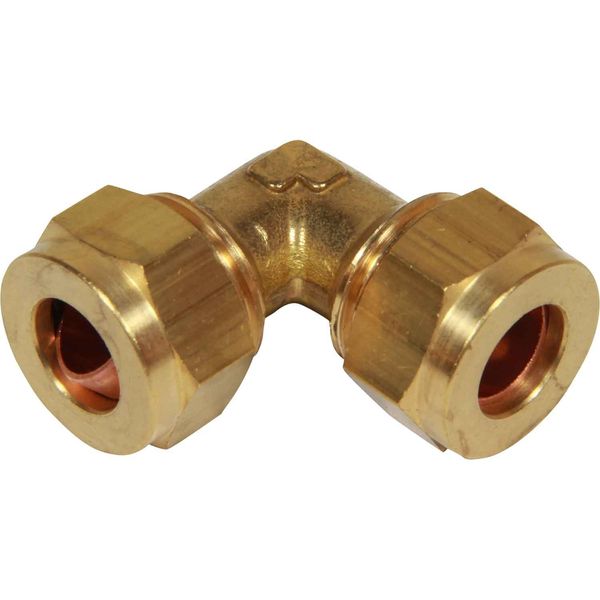 AG Brass Equal Elbow Coupling 1/2" x 1/2" - PROTEUS MARINE STORE