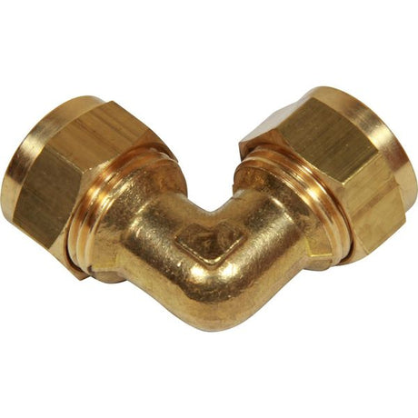 AG Brass Equal Elbow Coupling 1/2" x 1/2" - PROTEUS MARINE STORE